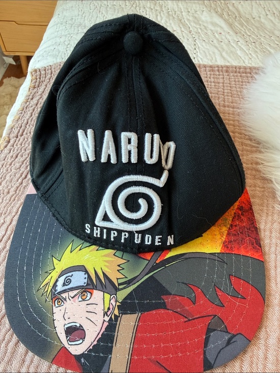 Other - Naruto Shippuden Black and Red Cotton Baseball Cap